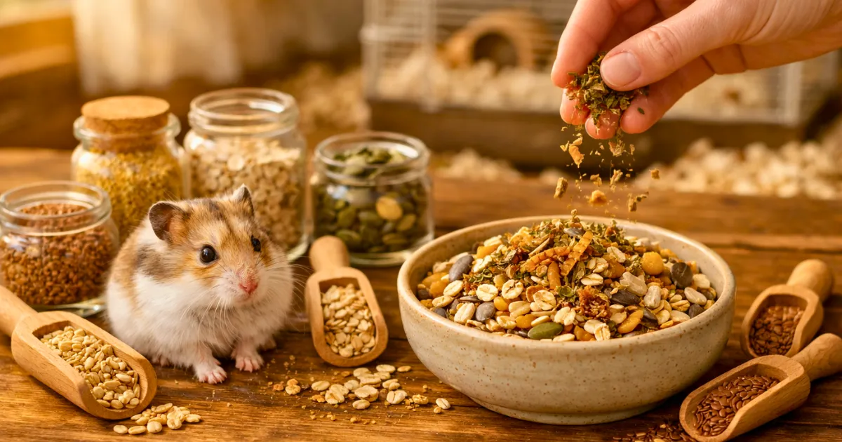 How to Make Homemade Hamster Food for Pet Hamsters